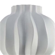 Benjara Samo Decorative Vase- Textured Body w Bulb Top- 37