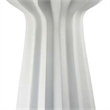 Benjara Samo Decorative Vase- Textured Body w Bulb Top- 37