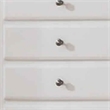 Benjara 5 Drawer Spacious Wooden Chest White