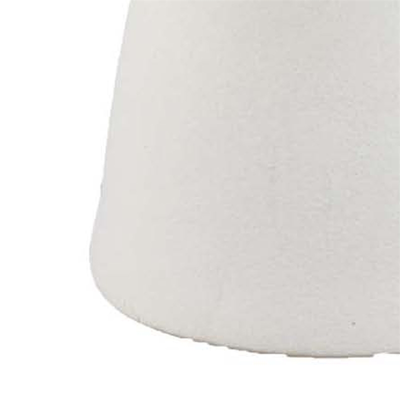 Benjara Decorative Bowl Planter- 2 Round Handles- Modern White Ceramic 14 Inch