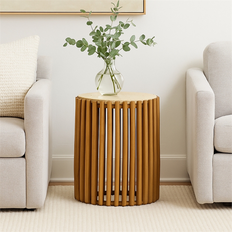 Benjara Gexy Side End Table- 18