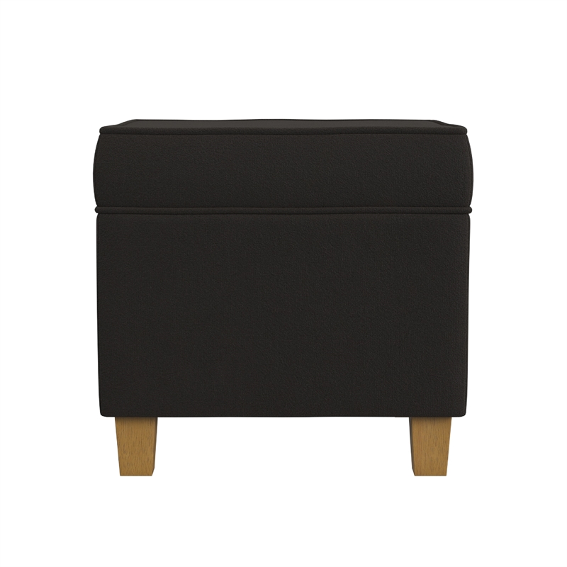 Benjara Pyp Square Storage Ottoman- 18