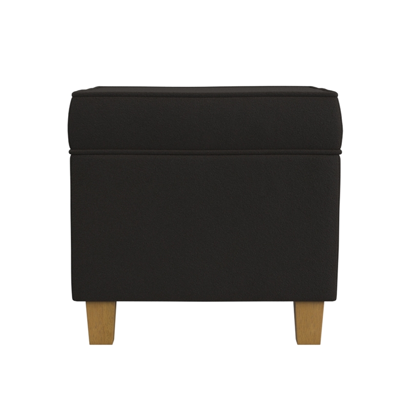 Benjara Pyp Square Storage Ottoman- 18