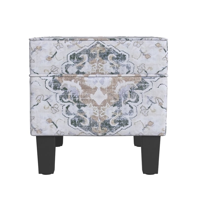 Benjara Ishi Accent Storage Ottoman- 22