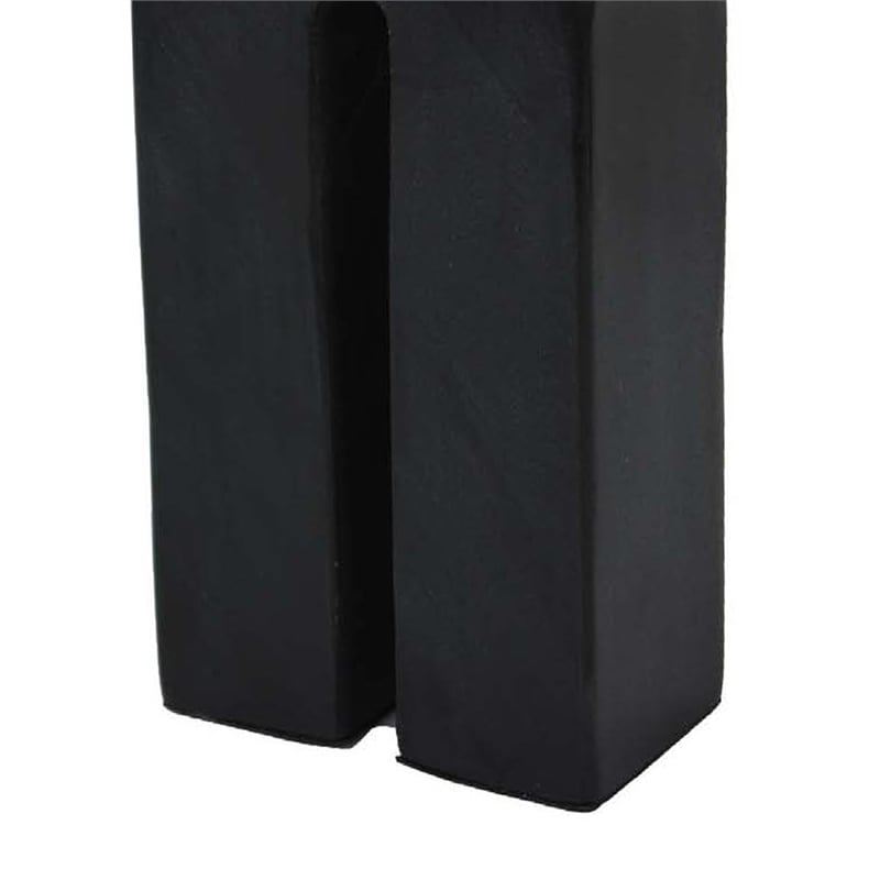 Benjara Modern Decorative Arch Sculpture in Matte Black Solid Marble- 8 Inch
