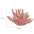 Benjara Lyla Coral Tabletop Decor- Branching Design Pink Resin- 13 Inch