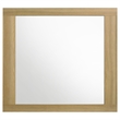 Benjara Hyle Rectangular Dresser Mirror- Italian-Inspired Design- Brown Wood