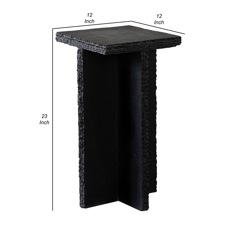 Benjara Tely Accent Side End Table- 12