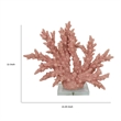 Benjara Coral Tabletop Decoration- Pink Resin with Acrylic Base- 13 Inch