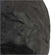 Benjara Nyk Abstract Bust Figurine- 94 Inch- Human Head Design- Black Resin