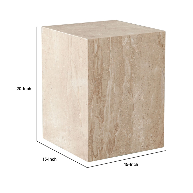 Benjara Rey Side End Table- 15