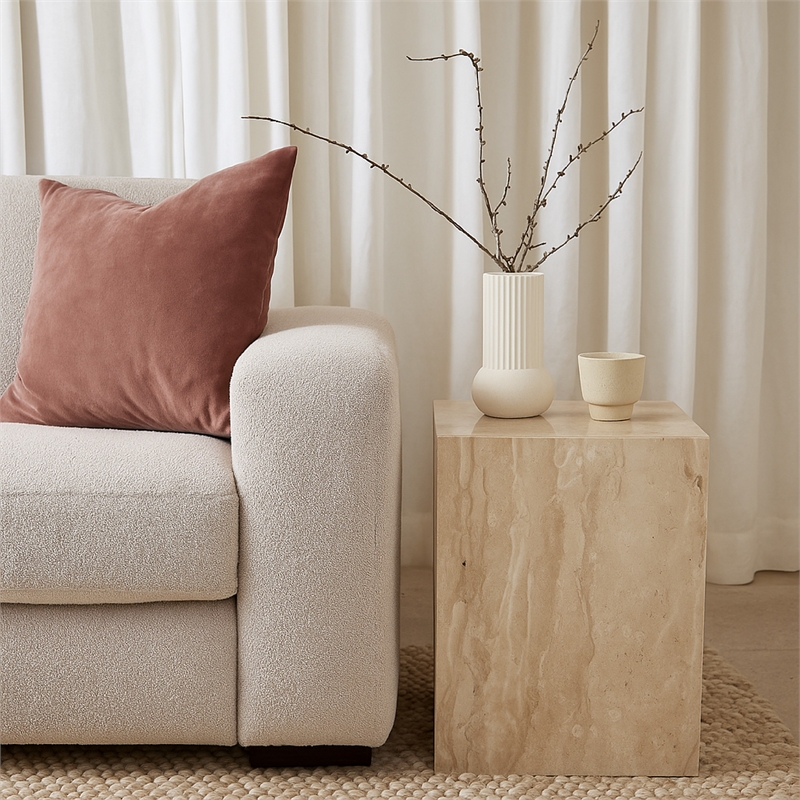 Benjara Rey Side End Table- 15