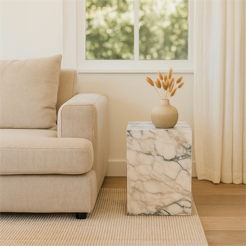 Benjara Rey Side End Table- 15