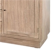 Benjara Dilly Sideboard Buffet Cabinet- 60 Inch- 4 Drawers 2 Doors- Gray Top
