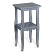 Benjara 11x14 Top Zela Small Side End Table - Ocean Blue