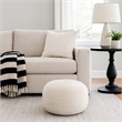 Benjara Poby Accent Pouf- 19