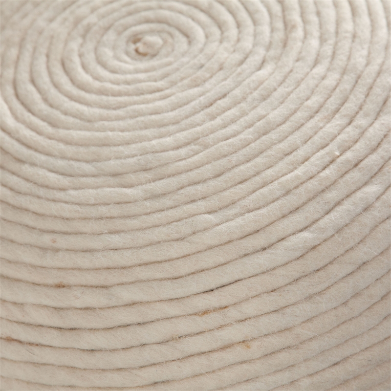 Benjara Poby Accent Pouf- 19