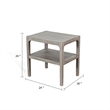 Benjara Fela Chair Side Table- 24