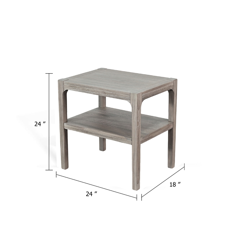 Benjara Fela Chair Side Table- 24