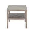 Benjara Side End Table with Lower Shelf- 24