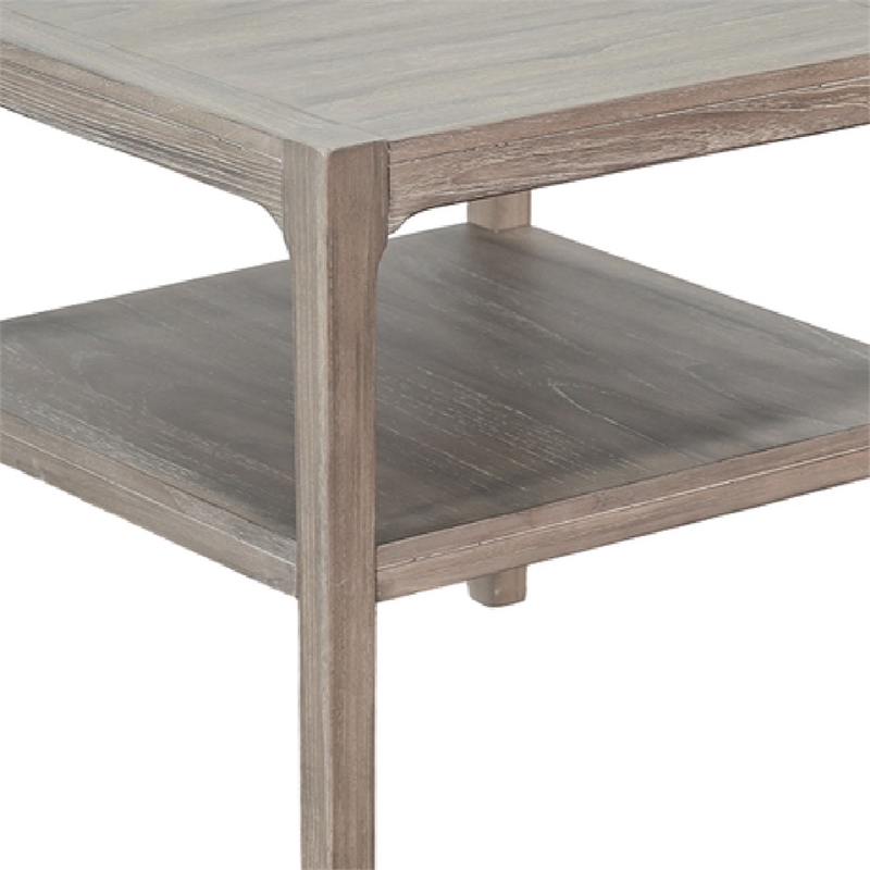 Benjara Side End Table with Lower Shelf- 24
