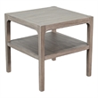 Benjara Side End Table with Lower Shelf- 24