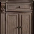 Benjara Hama Sideboard Buffet Console- 4 Doors- Oak Brown Wood- 60 Inch
