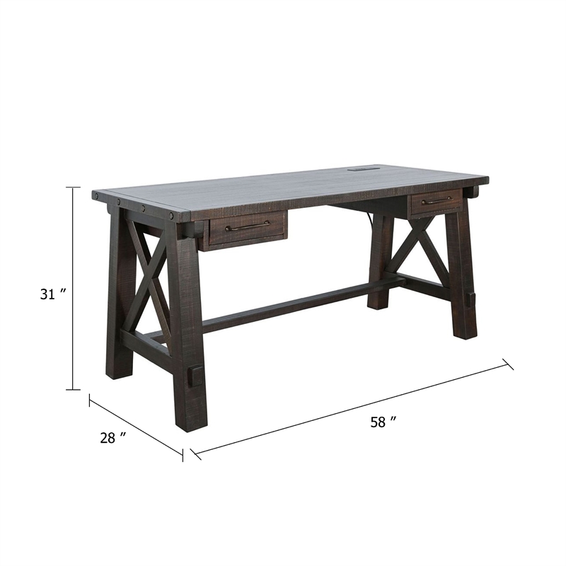 Benjara Anva Writing Desk- 58