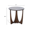 Benjara Natra Side End Table- 26