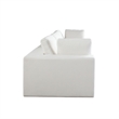 Benjara Lipi 3pc Modular Sofa Set- Mist White- 120