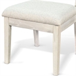 Benjara Zemi Dining Chair Set of 2- Rattan Back- Beige- Light Gray Solid Wood