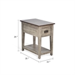 Benjara Camie Chair Side Table- 25