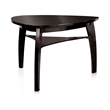 Benjara Leya 6pc Counter Height Table-Swivel Chair-Bench Set-Black Faux Leather