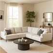 Benjara Batty L Shape Sectional Sofa- 114