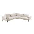 Benjara Batty L Shape Sectional Sofa- 114