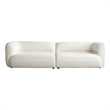 Benjara Micy 2pc Sectional Sofa- 116