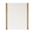 Benjara Noe Ruby Dresser Mirror- Natural Brown Oak Veneer- Rectangular 34 x 40