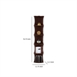 Benjara Corner Bookcase- 5 Storage Shelves- 77