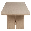 Benjara Lno 7 Piece Rectangular Dining Table Set- 6 Chairs- Beige Hardwood