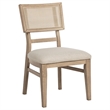 Benjara Lno 7 Piece Rectangular Dining Table Set- 6 Chairs- Beige Hardwood