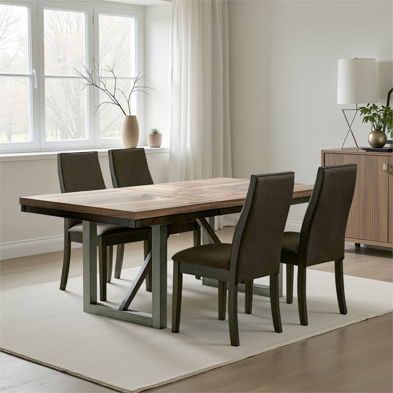 Benjara Zor 5pc Dining Set- 60-77