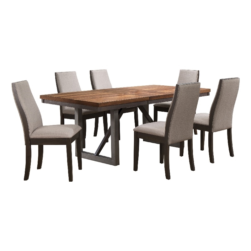 Benjara Zor 7pc Dining Set- 60-77