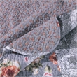 Microfiber Quilt and 1 Pillow Sham Set with Floral Prints- Multicolor