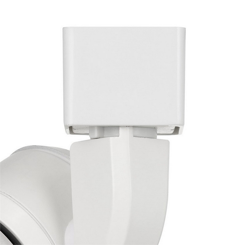 10W Integrated LED Track Fixture with Polycarbonate Head- White