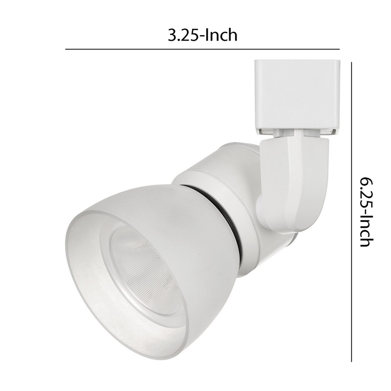 10W Integrated LED Track Fixture with Polycarbonate Head- White