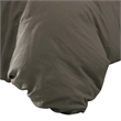 Edge 4 Piece Queen Size Duvet Comforter Set- Washed Linen- Charcoal Gray