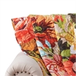 Dahl 50 x 60 Quilted Floral Throw Blanket with Polyester Fill- Multicolor