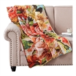 Dahl 50 x 60 Quilted Floral Throw Blanket with Polyester Fill- Multicolor