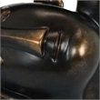 16 Inch Accent Table Decor- Bronze Resin- Artistic Gesturing Human Design