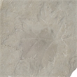 Concrete Fossil Accent Stone with Maple Leaf Imprint- White